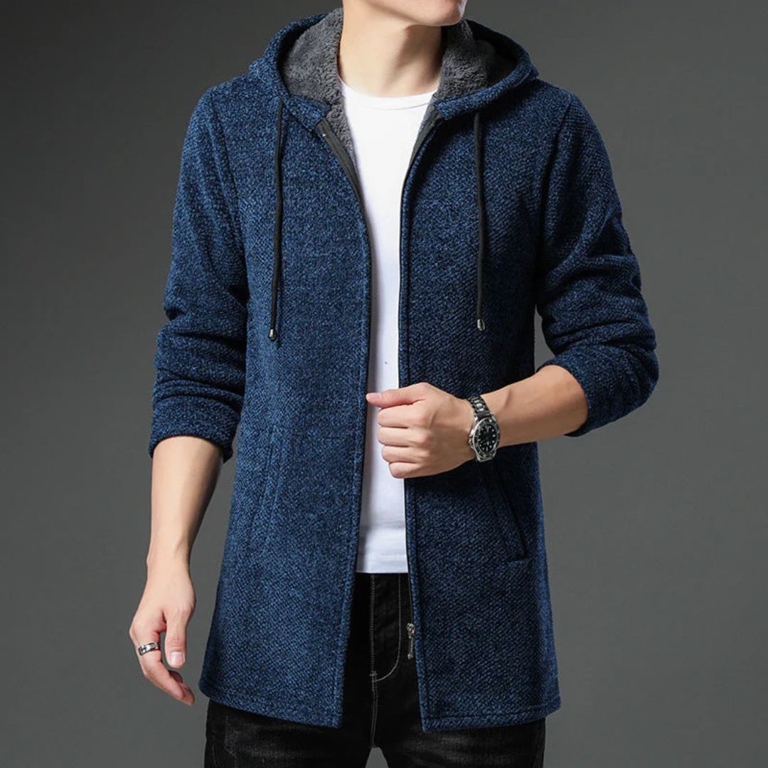 Gabriel Long Hooded Cardigan