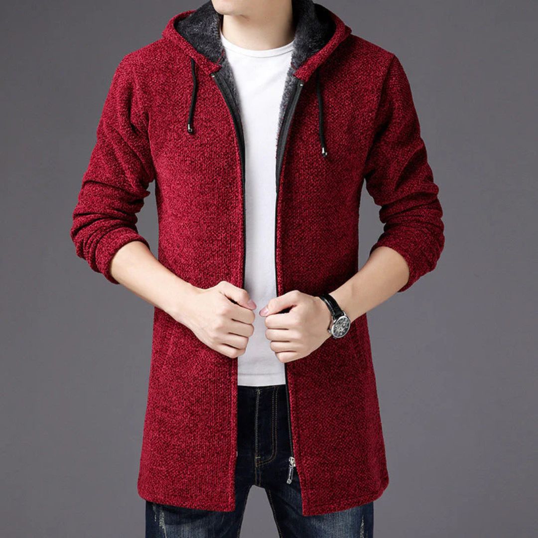 Gabriel Long Hooded Cardigan