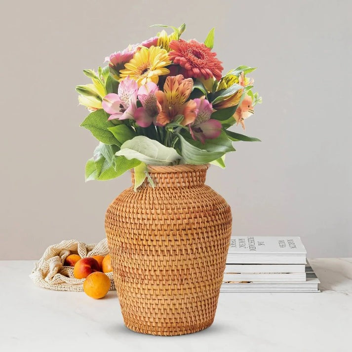 Rattan Woven Vase